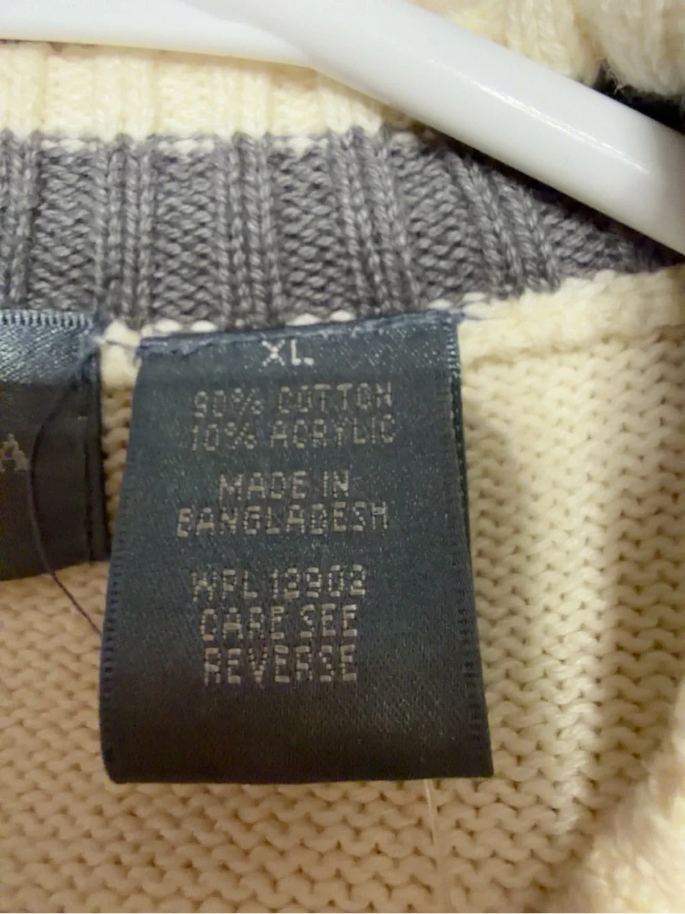 NWT Oscar de la Renta Colorblock Sweater XL Cozy Mr. Rogers Style